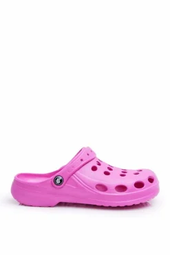 Boto Klapki Damskie Klasyczne*Damskie Klapki Sandały Na Basen Różowe Piankowe EVA Różowy