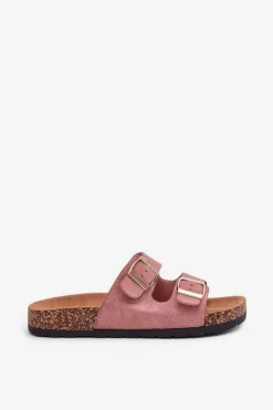 Damskie Boto Damskie Klapki Wsuwane Na Korkowej Podeszwie Jasnoróżowe Cortina