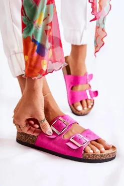 Damskie Boto Damskie Klapki Wsuwane Różowe Misandei