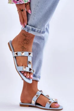 Damskie Boto Damskie Klapki Z Dużymi Ćwiekami e Mercure