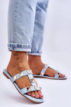 Damskie Boto Damskie Klapki Z Dużymi Ćwiekami e Mercure