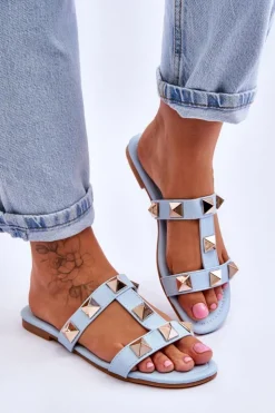 Damskie Boto Damskie Klapki Z Dużymi Ćwiekami e Mercure