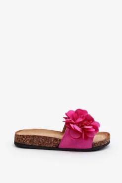Boto Klapki Korkowe|Klapki Damskie Klasyczne*Damskie Klapki Z Kwiatami Fuksja Lulania