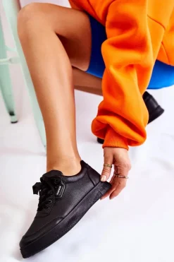 Boto Sneakersy Damskie*Damskie Klasyczne Buty Sportowe Czarne Garcia