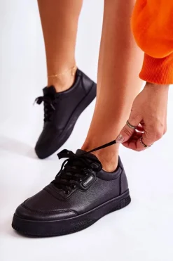 Boto Sneakersy Damskie*Damskie Klasyczne Buty Sportowe Czarne Garcia