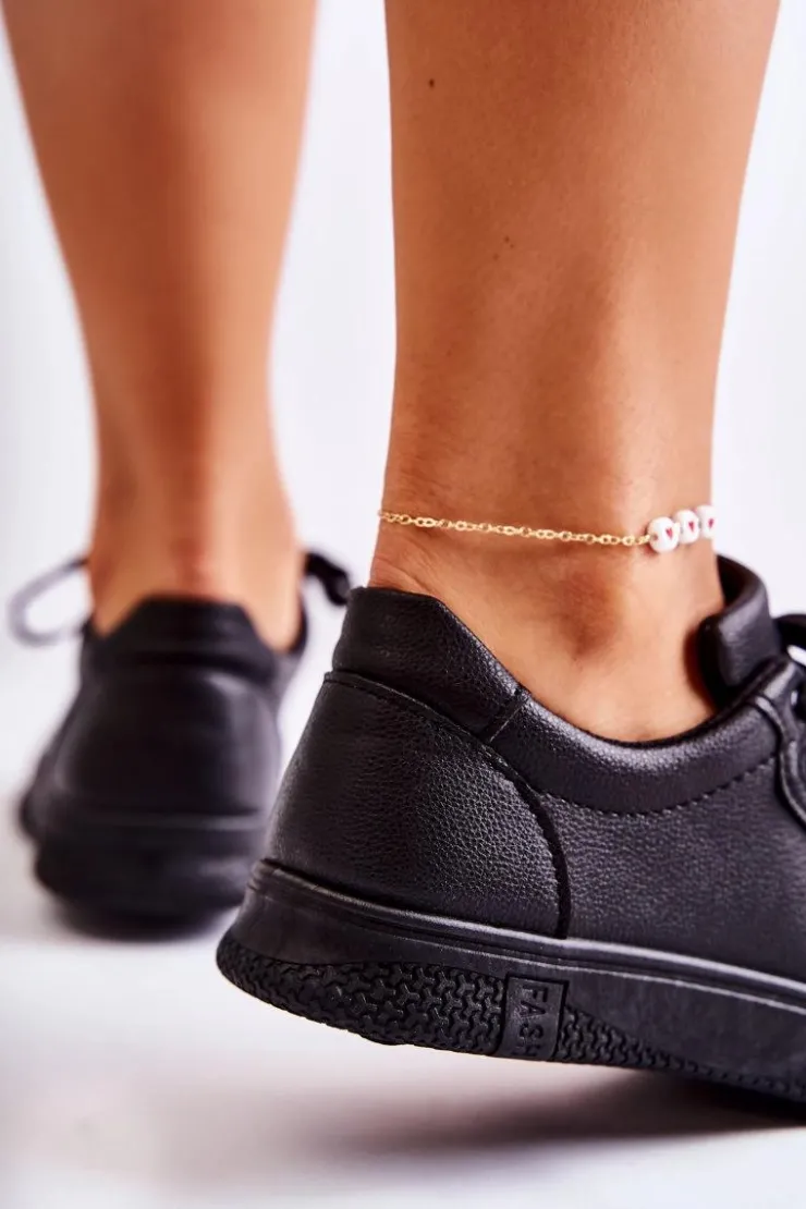 Boto Sneakersy Damskie*Damskie Klasyczne Buty Sportowe Czarne Garcia