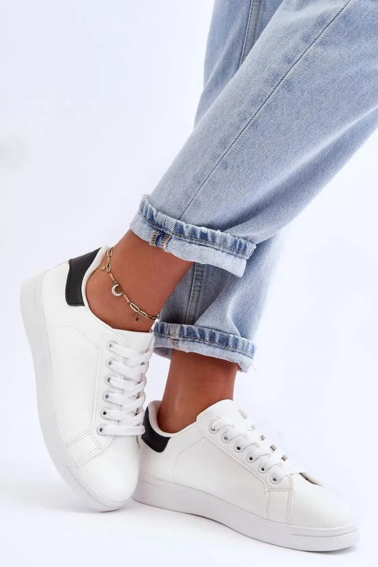 Damskie Boto Damskie Klasyczne Buty Sportowe Biało-Czarne Corrine