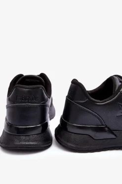 Outlet Big Star Shoes Damskie Klasyczne Buty Sportowe Big Star MM274223 Czarne