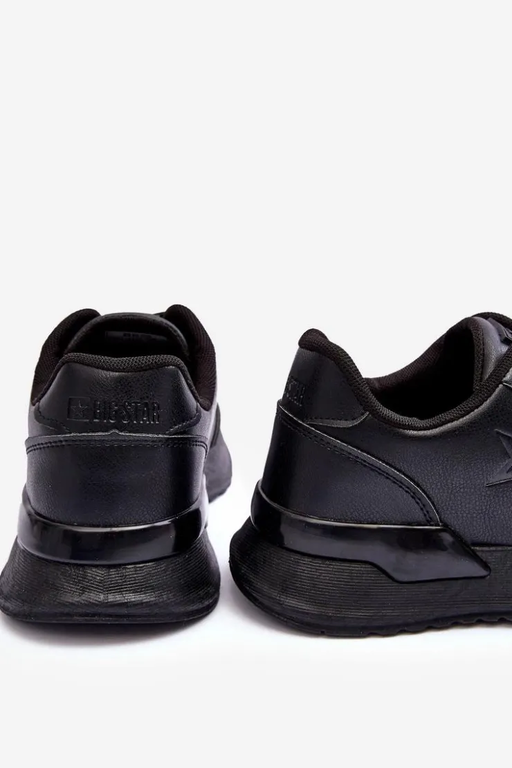 Outlet Big Star Shoes Damskie Klasyczne Buty Sportowe Big Star MM274223 Czarne