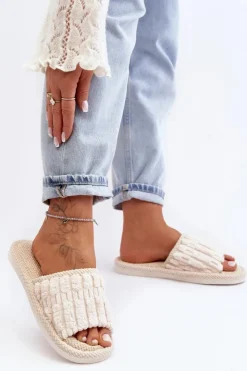 Damskie Boto Damskie Klasyczne Kapcie Beżowe Rirovi