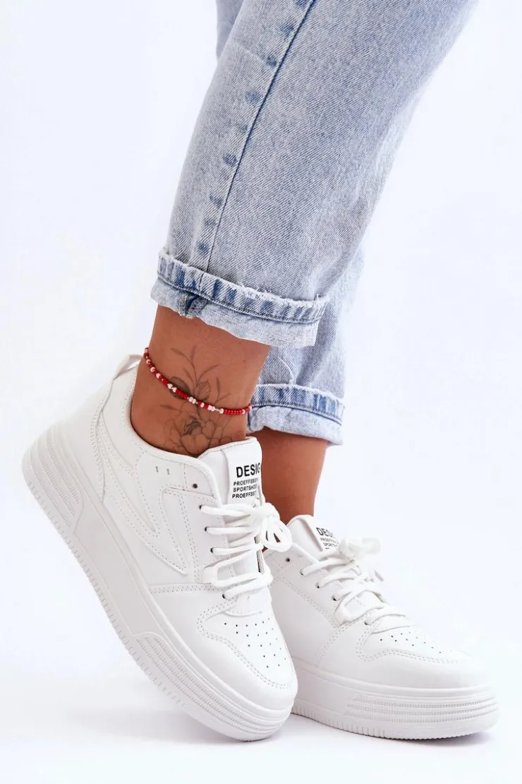 Damskie Buty damskie Vinceza Damskie Klasyczne Sportowe Buty Białe Avra