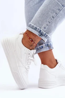 Damskie Buty damskie Vinceza Damskie Klasyczne Sportowe Buty Białe Avra