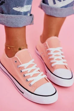 Damskie Boto Damskie Klasyczne Trampki Łososiowe Omerta