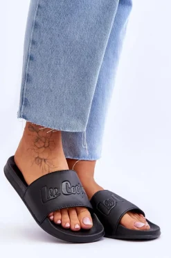 Online Lee Cooper Damskie Lekkie Klapki LCW-23-42-1732 Czarne