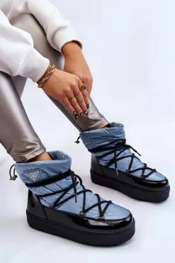 Damskie Boto Damskie Modne Śniegowce Sznurowane e Carrios
