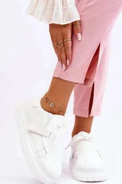 Damskie Boto Damskie Modne Sportowe Buty Białe Genesis