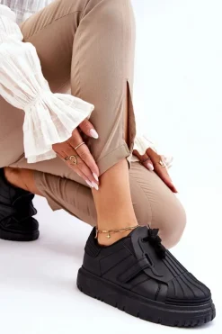 Clearance Boto Damskie Modne Sportowe Buty Czarne Genesis