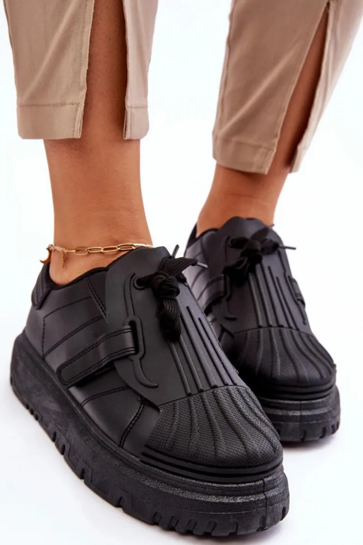 Clearance Boto Damskie Modne Sportowe Buty Czarne Genesis