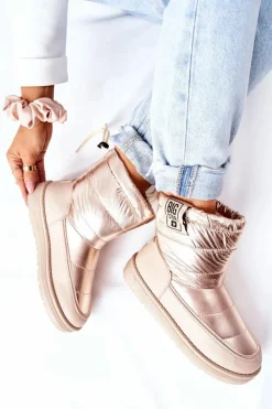 Big Star Shoes Śniegowce Damskie*Damskie Śniegowce Big Star II274121 Beżowe Beżowy