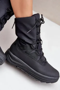 Damskie 4F Damskie Śniegowce INUA Z Ociepliną Primaloft RAW2SBSF012 Czarne