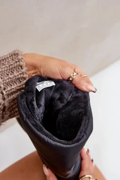 Damskie 4F Damskie Śniegowce INUA Z Ociepliną Primaloft RAW2SBSF012 Czarne