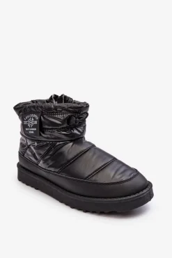 Lee Cooper Śniegowce Damskie*Damskie Śniegowce Ocieplane LCJ-23-44-1967L Czarne