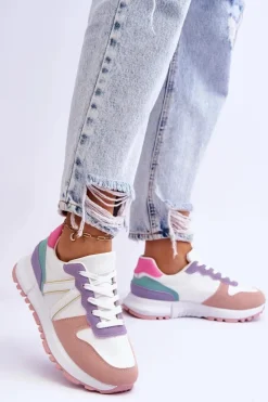 Boto Damskie Niskie Buty Sportowe Multikolor Elliot