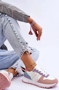 Boto Damskie Niskie Buty Sportowe Multikolor Elliot