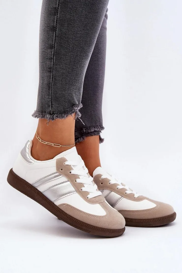 Boto Damskie Niskie Buty Sportowe Sneakersy Białe Cafala