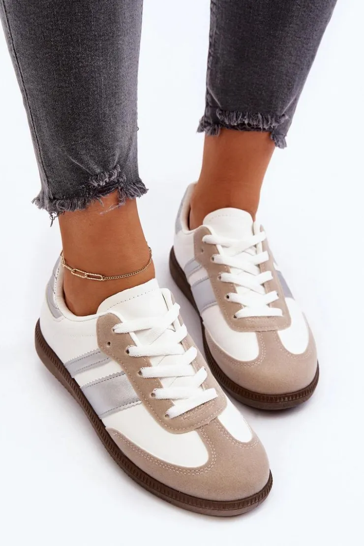 Boto Damskie Niskie Buty Sportowe Sneakersy Białe Cafala