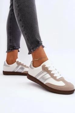 Boto Damskie Niskie Buty Sportowe Sneakersy Białe Cafala