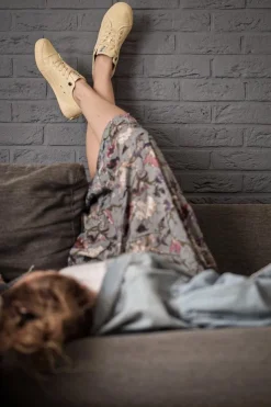 Sale Big Star Shoes Damskie Niskie Trampki Big Star DD274441 Żółte