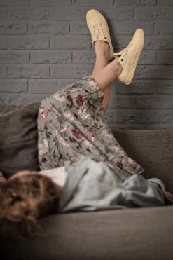 Sale Big Star Shoes Damskie Niskie Trampki Big Star DD274441 Żółte