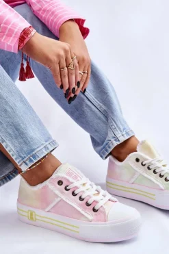 Online Big Star Shoes Damskie Niskie Trampki Big Star LL274174 Multikolor