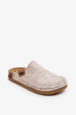 INBLU Kapcie Klasyczne|Klapki Damskie Klasyczne*Damskie Obuwie Domowe Kapcie DJ000010 Jasnobeżowe