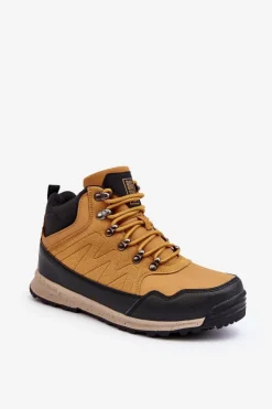 Big Star Shoes Trekkingowe Damskie|Damskie Trapery*Damskie Ocieplane Buty Trekkingowe Camel Big Star MM274479 Brązowy