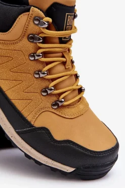 Big Star Shoes Trekkingowe Damskie|Damskie Trapery*Damskie Ocieplane Buty Trekkingowe Camel Big Star MM274479 Brązowy