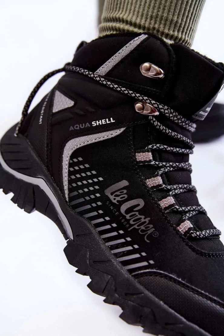 Best Lee Cooper Damskie Ocieplane Trapery LCJ-22-01-1427L Czarne