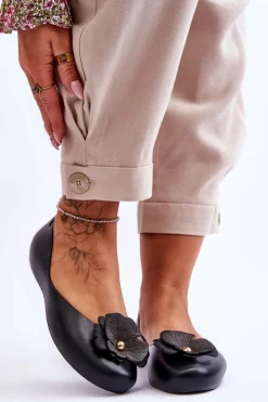 Hot ZAXY Damskie Pachnące Baleriny LL285001 Czarne