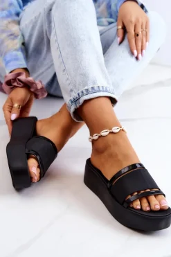 Damskie ZAXY Damskie Pachnące Klapki HH285197 Czarne