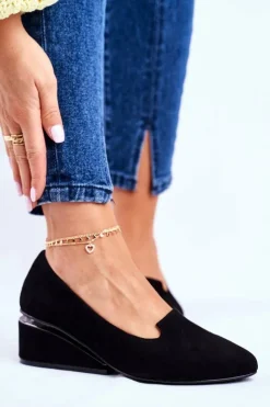 Best Boto Damskie Półbuty Exquisite Czarne 1205