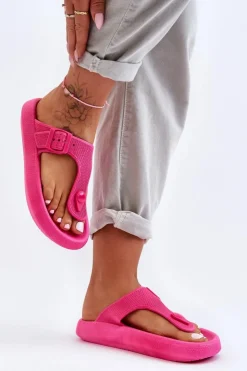 Damskie Boto Damskie Piankowe Japonki Fuksja Apolla