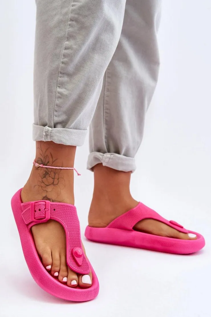 Damskie Boto Damskie Piankowe Japonki Fuksja Apolla