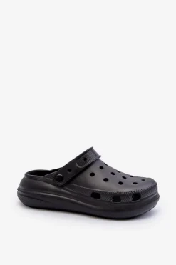 Hot Boto Damskie Piankowe Klapki Czarne Ilariana Czarny