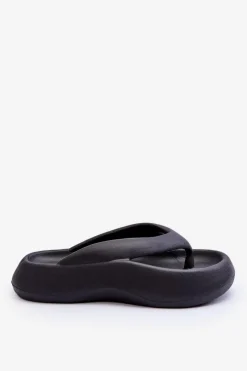 Boto Klapki Basenowe|Klapki Damskie Japonki*Damskie Piankowe Klapki Japonki Czarne Roux