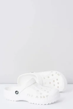 Damskie Boto Damskie Piankowe Klapki Kroksy EVA Białe