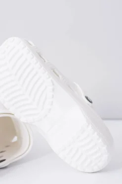 Damskie Boto Damskie Piankowe Klapki Kroksy EVA Białe