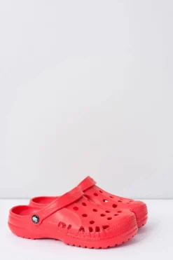 Boto Klapki Damskie Klasyczne*Damskie Piankowe Klapki Kroksy EVA Czerwone