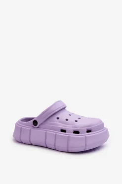 Boto Klapki Basenowe|Klapki Na Platformie*Damskie Piankowe Klapki Na Platformie Fioletowe Beckett Fioletowy
