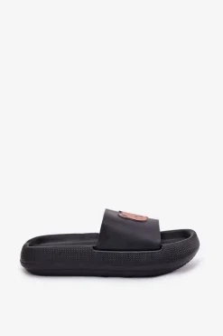 Boto Klapki Basenowe|Klapki Damskie Klasyczne*Damskie Piankowe Klapki Z Misiem Czarne Lalon